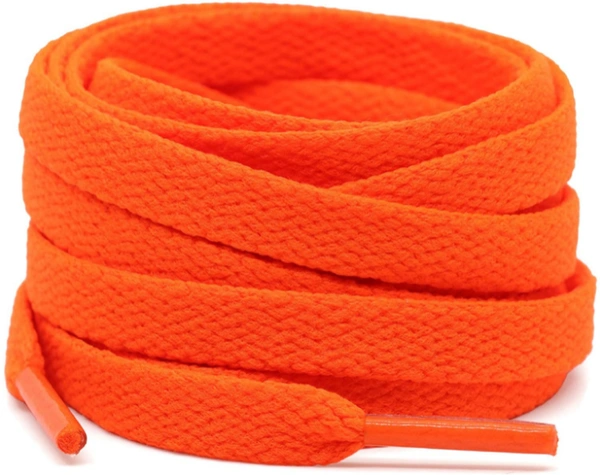 GRAH SANGRAH® (2 Pair) Shoelaces for Hiking Shoes, Outdoor Walking Sneakers, Outdoor Hiking, Climbing, Basketball, Work Boot, Running , Sport Shoes  - 120 CM, Orange